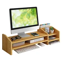 Fleau Monitorerhöhung – Laptopständer – Bildschirmerhöhung – Schreibtisch-Organizer – Monitorständer - Bildschirmerhöhung – Holz