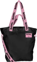 Torba na ramię - Shopper bag - Vintage - Paso Beuniq - Kolor: czarno-różowy