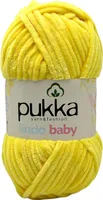 Pukka Lindo Baby Chenille Garn Plüschgarn Amigurumi Wolle 70909 Gelb