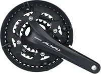 KRG Shimano Alivio 22/32/44 Zähne 170mm FC-T4060 schwarz mit KSS 2-Piece 9-fach