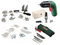 BOSCH Akkuschrauber-Set, IXO VI Vino Set & Werkzeugset 282-teilig