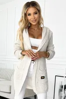 Numoco Strickjacke für Frauen Yahle beige Universal