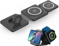 3-in-1 Induktive Ladestation Wireless Charger Faltbar Multifunktional Ladestation