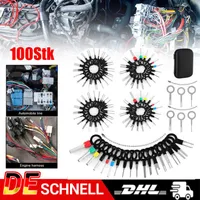 100stk Entriegelungswerkzeug Set KFZ Stecker Auspinwerkzeug Terminal Removal