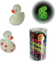 24 x Gummientchen Ente Badeente - Gummiente - Leuchtente Quietscheente