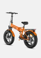ENGWE EP-2 Boost E-Bike Klappräder Fatbike Herren E-Bike Klapprad 20 Zoll mit Akku 48V/13AH,Damen E Bike Faltbar Ebikes 150kg Elektrofahrrad Orange
