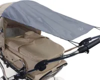 Altabebe Sonnensegel UV-Schutz für Kinderwagen - hellgrau