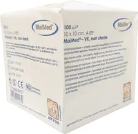 MaiMed Vlieskompressen 10 x 10 cm 4-fach unsteril (20 x 100 = 2000 Stück)
