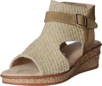 Alyssa Damen-Sandalette Beige, Farbe:beige/schlamm, EU Größe:42