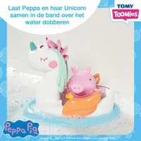 Tomy Toomies Peppa Pig - Peppas Unicorn Badeschwamm (Peppa)