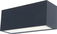 LUTEC Gemini LED Aussenwandleuchte 2fach 4000 K 42W IP54 Anthrazit