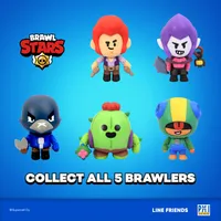 Brawl Stars Actionfiguren - Zufällige Auswahl - Offizielle Sammlerfiguren für Fans - Hochwertige Spielzeugfiguren