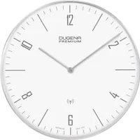 DUGENA 7000997 Funkuhr Wanduhr Analog weiß arabisch