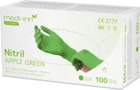 Medi-Inn® Classic Handschuhe, Nitril puderfrei apfelgrün "Nitril Apple Green" Größe S
