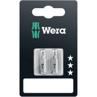 Wera Bit Torx 30 Länge 25mm 1 / 4 Zoll 6-kant C6,3 zähhart Karte mit 2 St. 867 / 1 Z SB - 5073316001