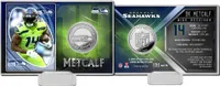 D. K. Metcalf Seattle Seahawks NFL Silver Coin Card