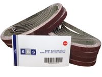 SBS® Gewebe-Schleifbänder Set I 13x457mm I Korn 40-240 I 48 Stück