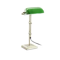 relaxdays Banker lampa zelená