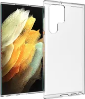 Hülle für Samsung Galaxy S22 Ultra Handyhülle Silikon Cover Case Bumper klar
