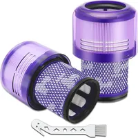 2 Stück Filter für Dyson V11 Absolute Torque Drive Animal,V15 Detect,SV14,SV22 Staubsauger,Waschbar Ersatzfilter Zubehör für Dyson Akku Staubsauger,Ersatzteil Ersetzen Sie#DY970013-02&97001302
