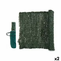 Záhradný plot trávnik 1 x 3 m zelený plast (2 kusy)