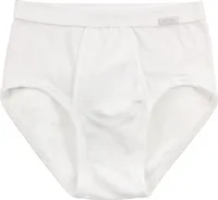 AMMANN Slip mit Eingriff Feinripp Unterhose – Größe 6 weiß