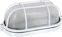 Aluminium Kellerleuchte IP54 E27 - weiß