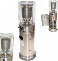 Edelstahl Terrassenheizstrahler Heizpilz 56702 Gas Heizstrahler Terrassenheizer