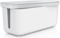 BEARWARE Kabelový box s gumovými nožičkami Správa kabelů / pořadač kabelů / nabíjecí box