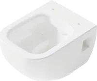 VIGOUR DERBY Wand WC kompakt 48 cm mit sichtbarer Befestigung, weiß