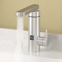Küchenarmaturen, 3000W, 30-60° Temperaturanzeige, digitale Anzeige, 360° drehbar, 3-Sekunden-Aufheizung, 304 Edelstahl