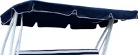 DEGAMO Dachplane Ersatzplane für Hollywoodschaukel MIAMI 4-sitzig 228x120cm, dunkelblau