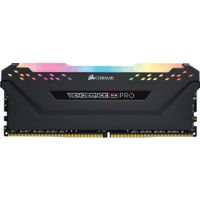 Corsair DIMM 16 GB DDR4-3600, Arbeitsspeicher ,schwarz, CMW16GX4M1Z3600C18, Vengeance RGB PRO, Optimiert für AMD