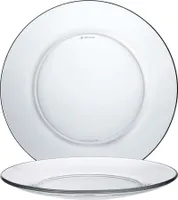 Duralex Lys Speiseteller aus Glas – gehärtet, hitzebeständig – 235 mm – 6 Stück