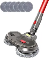 Elektrischer Wischaufsatz für Dyson V7 / V8 / V10 / V11 / V15 - Wischmopp Aufsatz mit abnehmbarem Wassertank inkl. 6 Wischpads – Bodenwischer Zubehör