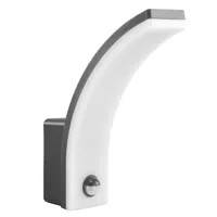 Maclean grau 20W 2000lm IP65 4000K LED Lampe mit Bewegungsmelder  MCE512