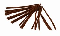 grau Pfeifenreiniger 6 mm Länge 30cm CHENILLE 20 Draht 0,23€//1Stk