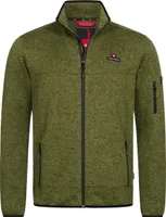 Höhenhorn Tacul Herren Jacke Fleece Strickjacke Grün Gr. L