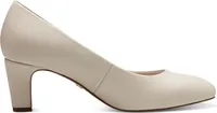 Tamaris Damen Pumps runde Form Blockabsatz 1-22419-41, Größe:37 EU, Farbe:Beige