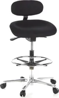 hjh OFFICE Counterstuhl WORK MF Arbeitsstuhl ohne Armlehnen Stoff