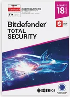 Bitdefender Total Security 5 Geräte / 18Mo DACH