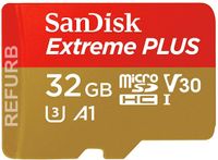 SanDisk Extreme Plus Micro-SDHC Speicherkarte | 32 GB | 100 MB/s |  Micro-SD A1