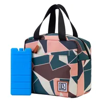 Brisby 4-lagige isolierte Kühltasche - Lunchtasche 4 Liter - AbstrakteFarben