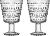 Iittala Kastehelmi Universalglass - 26 cl - Klar - 2 Stück 1051133