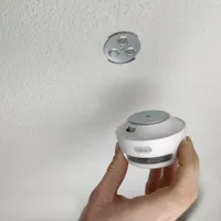 SAVS RMAX-45 Magnethalterung Rauchmelder Magnethalter 45mm - 1 Stück Set - Magnetbefestigung für Feuermelder - Brandmelder Magnetplatten Halterung