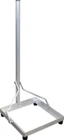 SkyRevolt Balkonständer ALU 40x40cm Mast 1m SAT Montage Balkon Terrassen-Ständer stabile Flachdach-Halterung für Satellitenschüssel