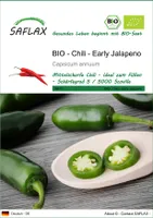 SAFLAX - BIO - Chili - Early Jalapeno - 20 Samen - Capsicum annuum