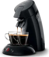 Philips Senseo® Original Kaffeepadmaschine, Crema Plus-Technologie, 2 Tassen auf einmal, schwarz (HD6553/65)