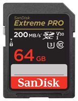 Karta Pamięci Sandisk Extreme Pro Sdxc 64Gb 200/90 Mb/S Uhs-I U3 (Sdsdxxu-064G-Gn4In)