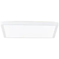 BRILLIANT weißes LED Panel SORELL |dimmbare Deckenlampe mit Memory Funktion und Timer | Lichtfarbe einstellbar über Fernbedienung | 18W 2300 Lumen 3000 - 6500 Kelvin | Kunststoff | 29,5x29,5cm